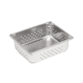 1/2 Size, 4" Deep, PERFORATED Steam Table Pan, Stainless Steel (EACH)