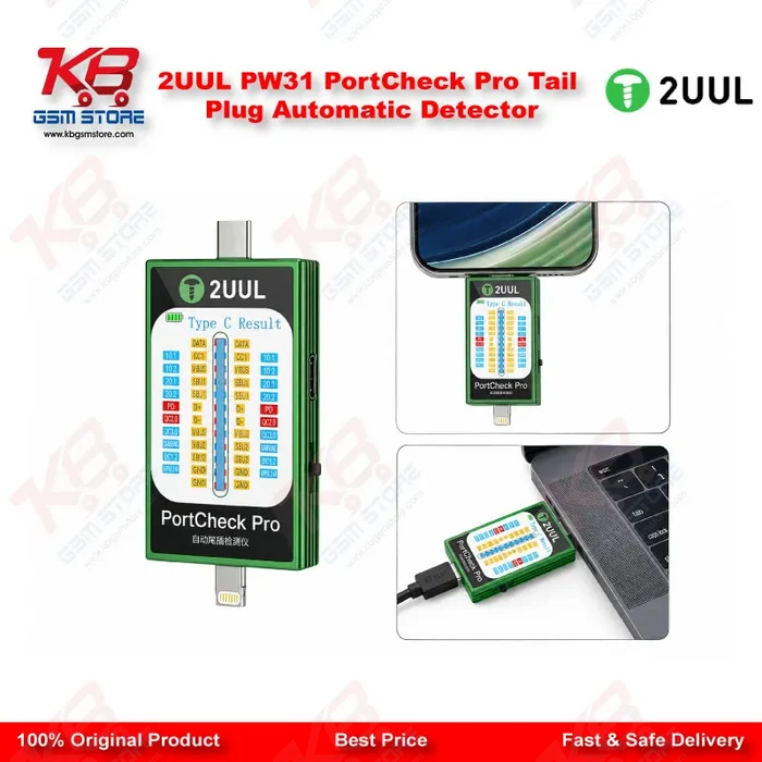 2UUL PW31 PortCheck Pro Tail Plug Automatic Detector