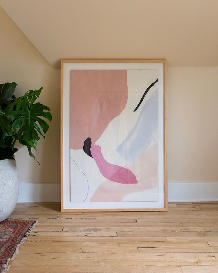 Large Framed Abstract Print | Wilde House Paper | Abstract Art Print I | 24 x 36 Print | Wilde House Paper | Golden Rule Gallery | Excelsior, MN