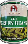 CHEF'S QUALITY CUT GREEN BEANS 108 OZ #ROCK VALUE-ORDER BY  TUESDAY EVENING AUG 04  ARRIVING AUG 12  FOR DELIVERY#
