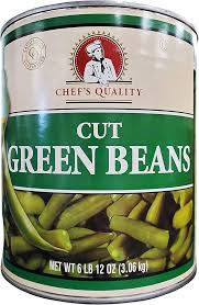 CHEF'S QUALITY CUT GREEN BEANS 108 OZ #ROCK VALUE-ORDER BY  TUESDAY EVENING AUG 04  ARRIVING AUG 12  FOR DELIVERY#