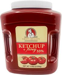 CHEF'S QUALITY TOMATO KETCHUP 114 OZ #ROCK VALUE-ORDER BY  TUESDAY EVENING AUG 04  ARRIVING AUG 12  FOR DELIVERY#