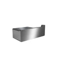 Cinder Towel Hook, Brushed Nickel, Volkano Series