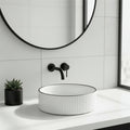 Counter Top Ceramic Basin 025 Black/ White
