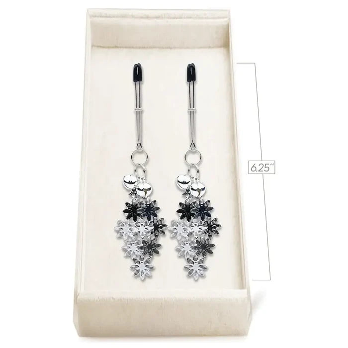 Couture Clips Silver Falls Luxury Nipple Clamps - Rolik®