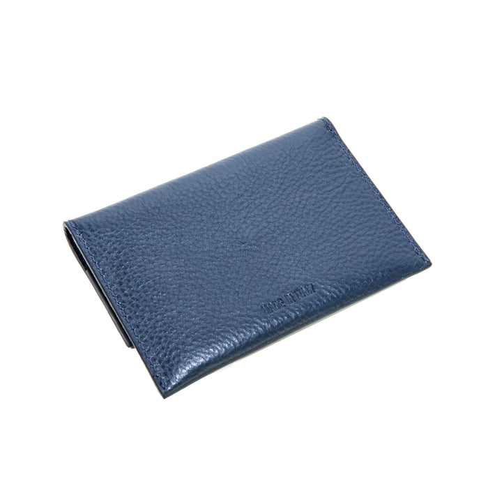 Cowhide Card Case - Blue