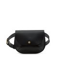 COWHIDE POUCH - Black