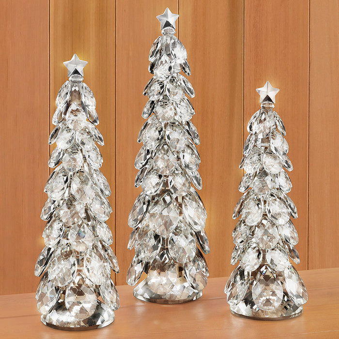 Crystal Teardrop Christmas Tree