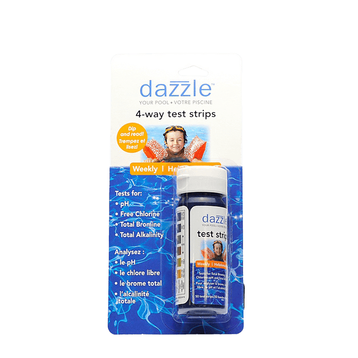 Dazzle 4-Way Test Strip package.