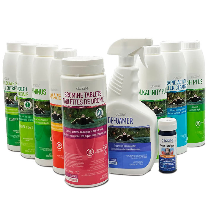 Dazzle Bromine Hot Tub Chemical Kit