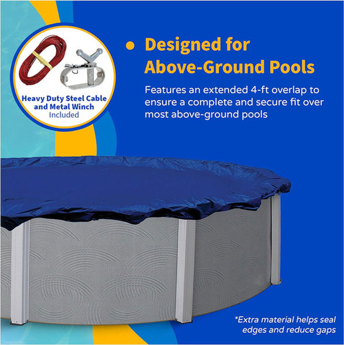 Deluxe Winter Pool Cover - AG Round