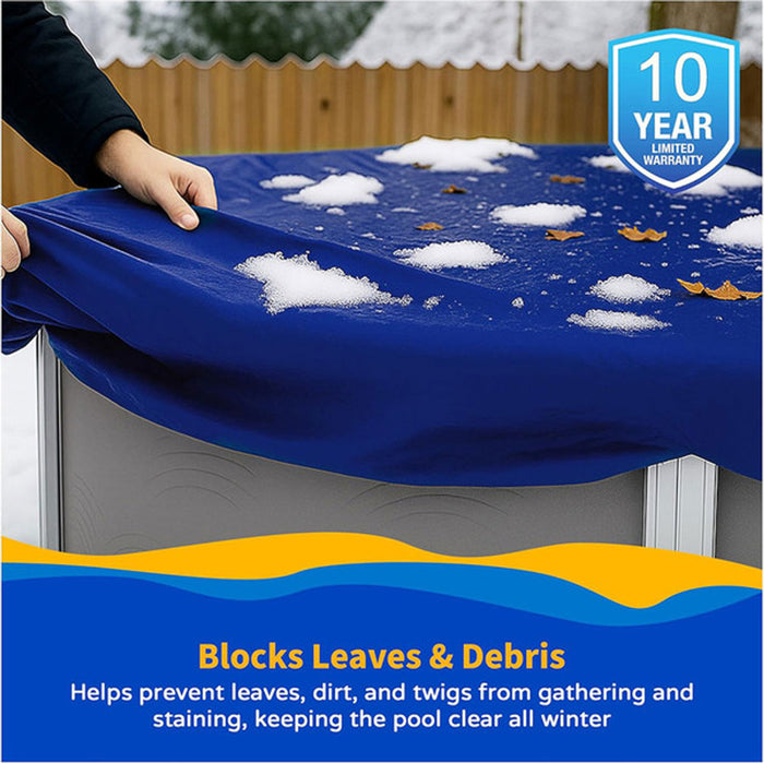 Deluxe Winter Pool Cover - AG Round