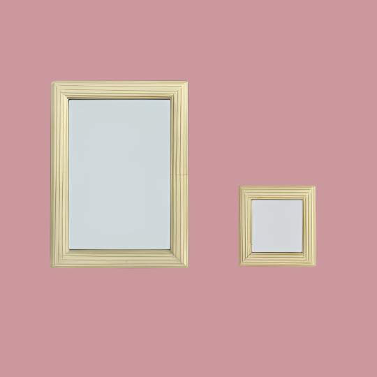 Fluted Cream Bone Frame For Pictures or Prints