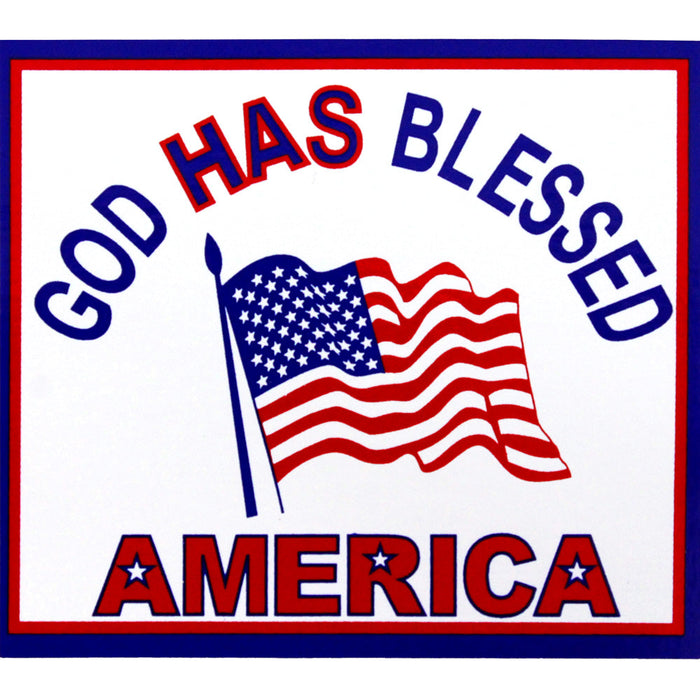 God Has Blessed America Decal Stickers and Decals BP-0285