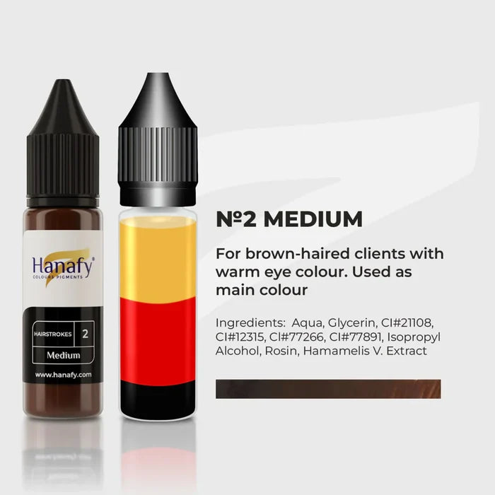 Hanafy - Hairstroke Pigment - N2 Medium
