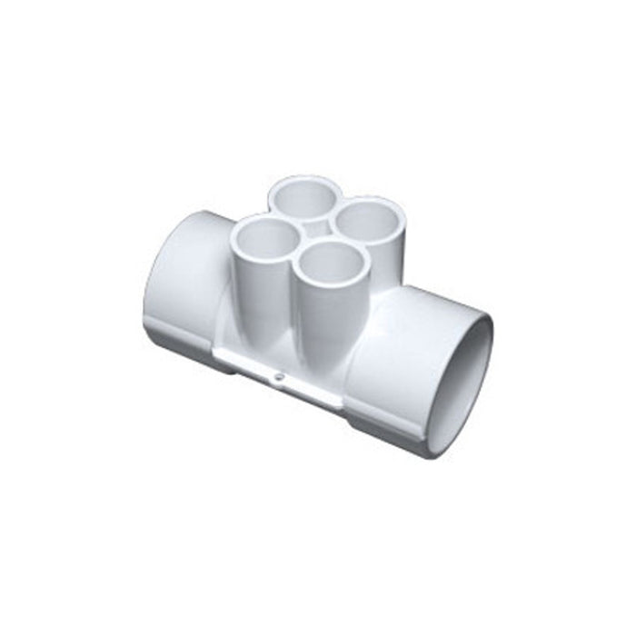 Hot Tub Manifold 2"S x 4 - 3/4"S Ports