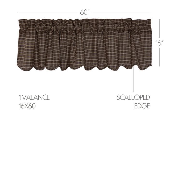 Kettlehurst Scalloped Valance