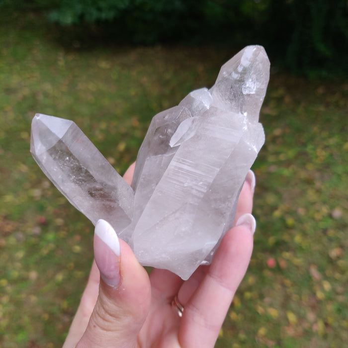 Lemurian Smoky Quartz Cluster (#12) - Simply Affinity