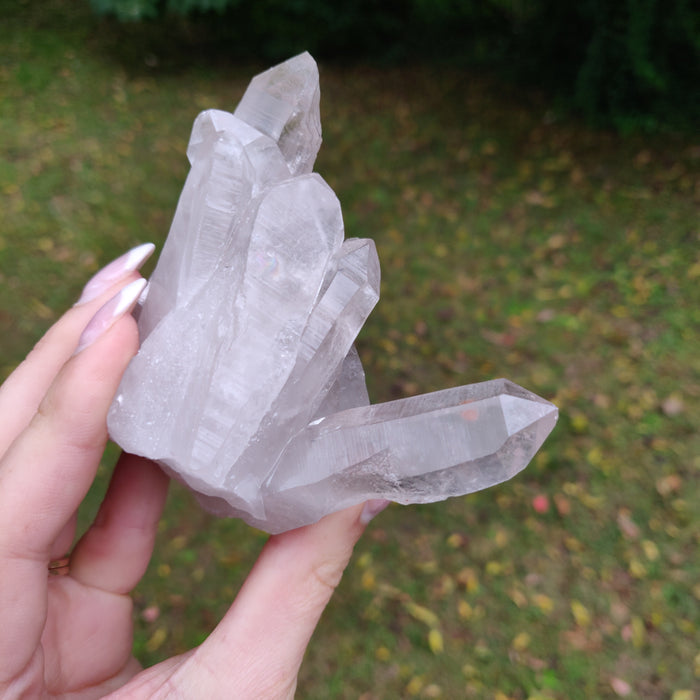 Lemurian Smoky Quartz Cluster (#12) - Simply Affinity
