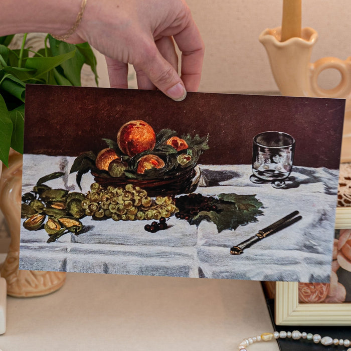 Fruit on a Table Still Life Modern Art Print