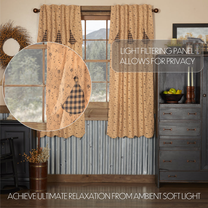 Mayzie Short Panel Curtains