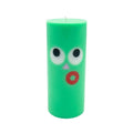 Moodz - Dippy Pillar Face Candle - Green