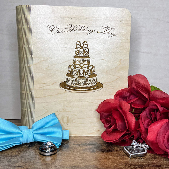 "Our Wedding Day" Book Box Cover #1 - Glowforge