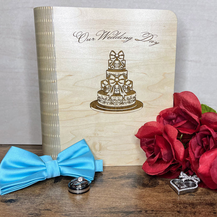 "Our Wedding Day" Book Box Cover #1 - Glowforge