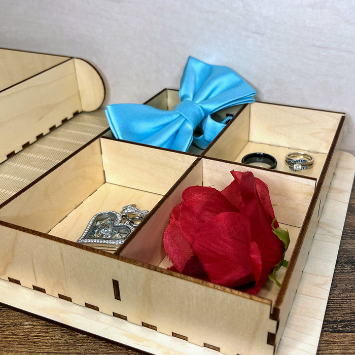 "Our Wedding Day" Book Box Cover #1 - Glowforge