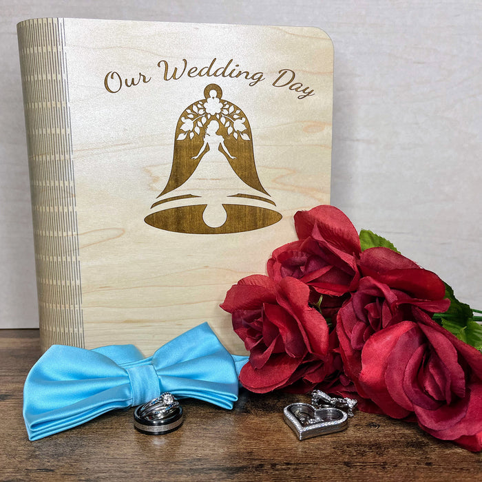 "Our Wedding Day" Book Box Cover #2 - Glowforge
