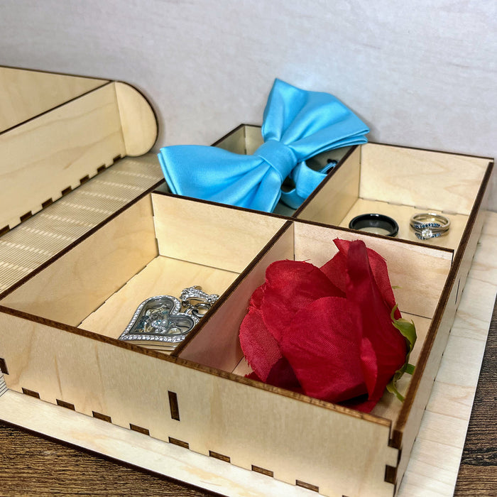 "Our Wedding Day" Book Box Cover #2 - Glowforge