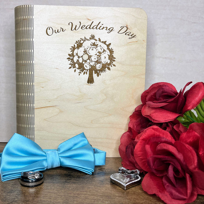 "Our Wedding Day" Book Box Cover #4 - Glowforge