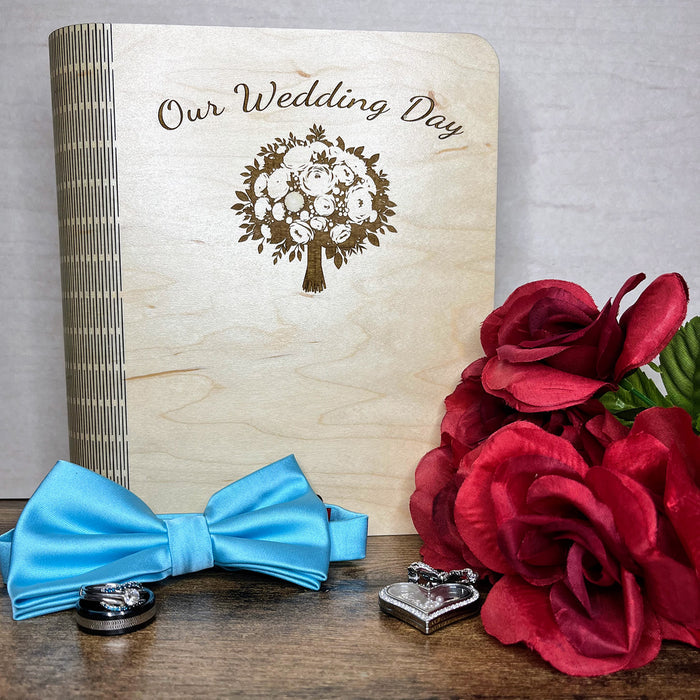 "Our Wedding Day" Book Box Cover #4 - Glowforge