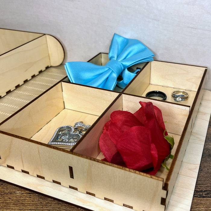 "Our Wedding Day" Book Box Cover #4 - Glowforge
