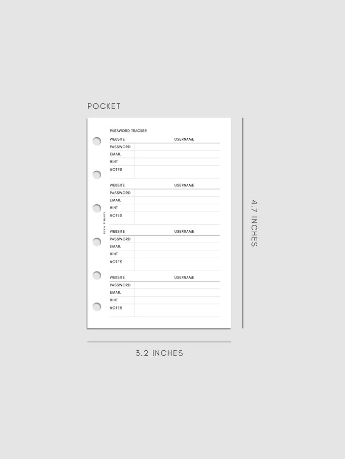 Digital mockup of insert in Pocket.