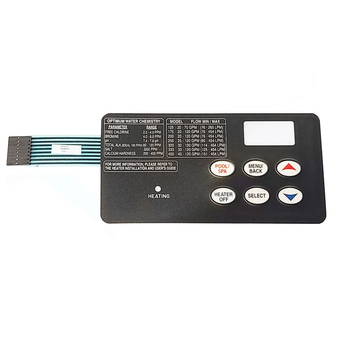Pentair Six Button Keypad 461106