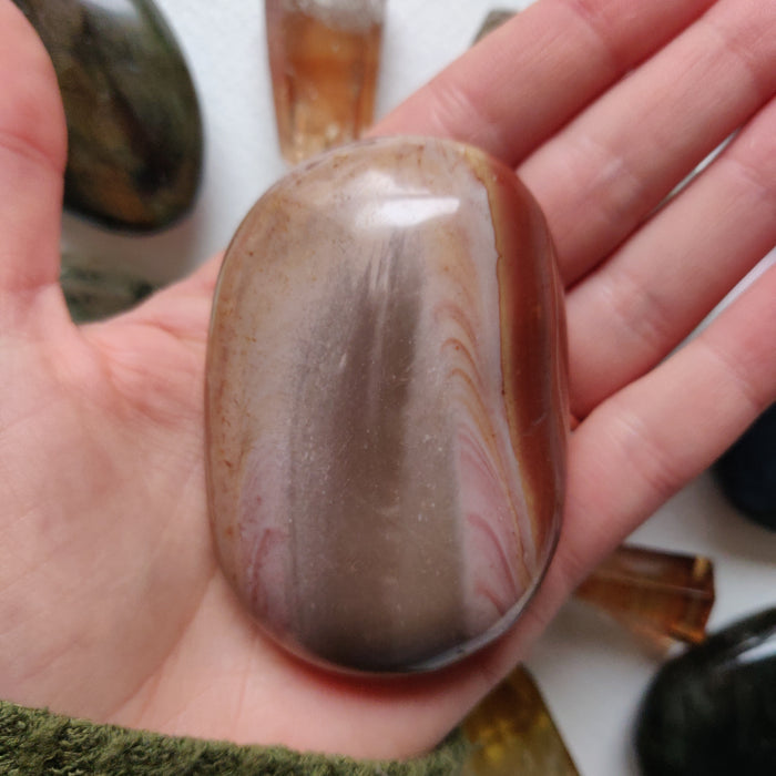 Polychrome Jasper Palm Stone (#15) - Simply Affinity