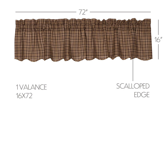 Preston Scalloped Valance-Lange General Store