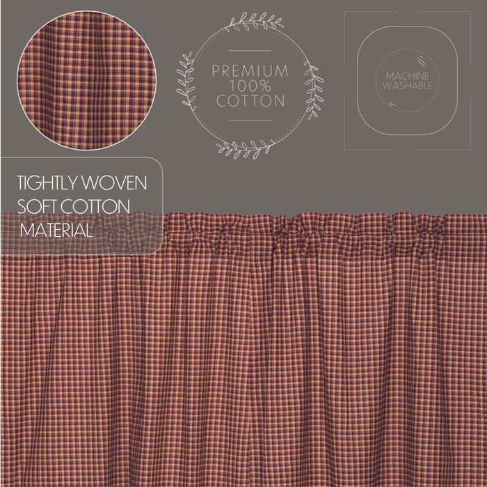 Primitive Patch Prairie Swag Curtains