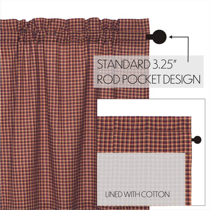 Primitive Patch Swag Curtains-Lange General Store