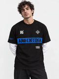 Remera Familyarg x Brand & Co Mundialista M/L Negro — vista principal