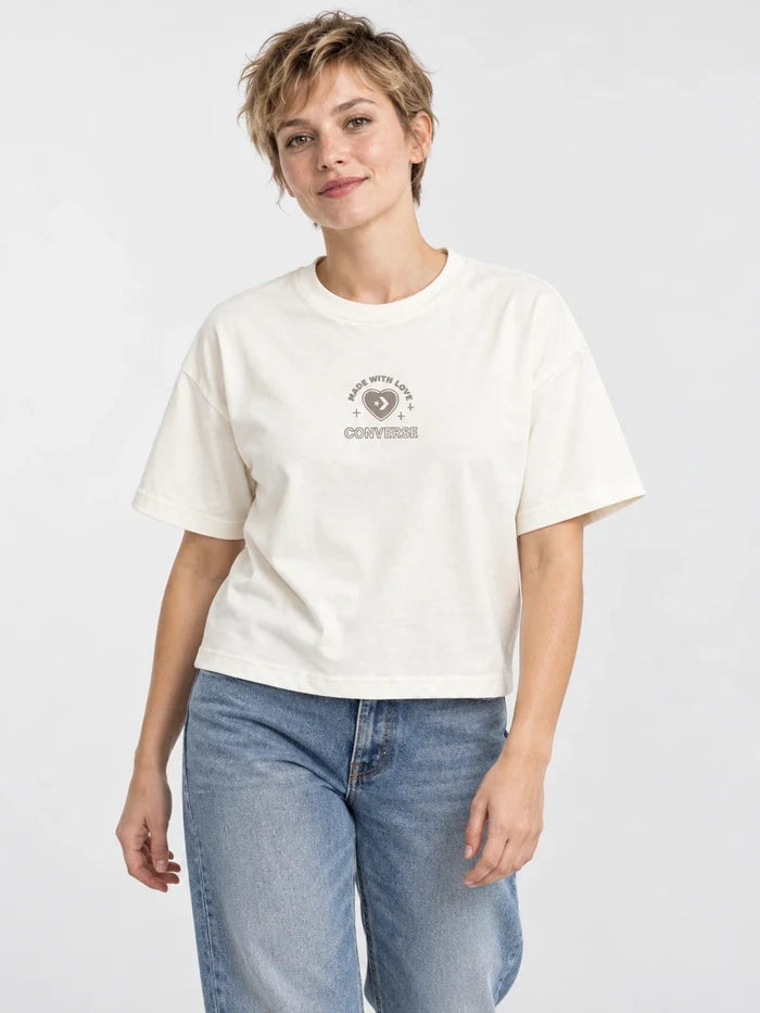 Remera Mujer Converse Sweet Tee Crudo — vista principal
