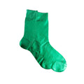 Ribbed Laminated Sock - Emerald