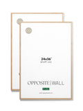 Solid Oak Frame (2 Pack), 24x36 in | 61x91 cm