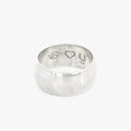 Eye Heart U Silver Ring by I Like it Here Club