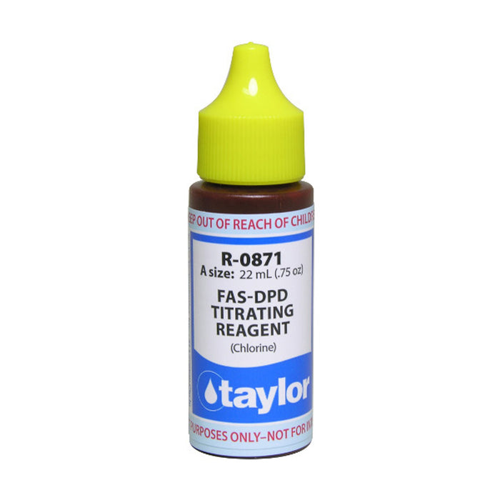 Taylor R-0871-C FAS-DPD Titrating Chlorine Reagent 2oz