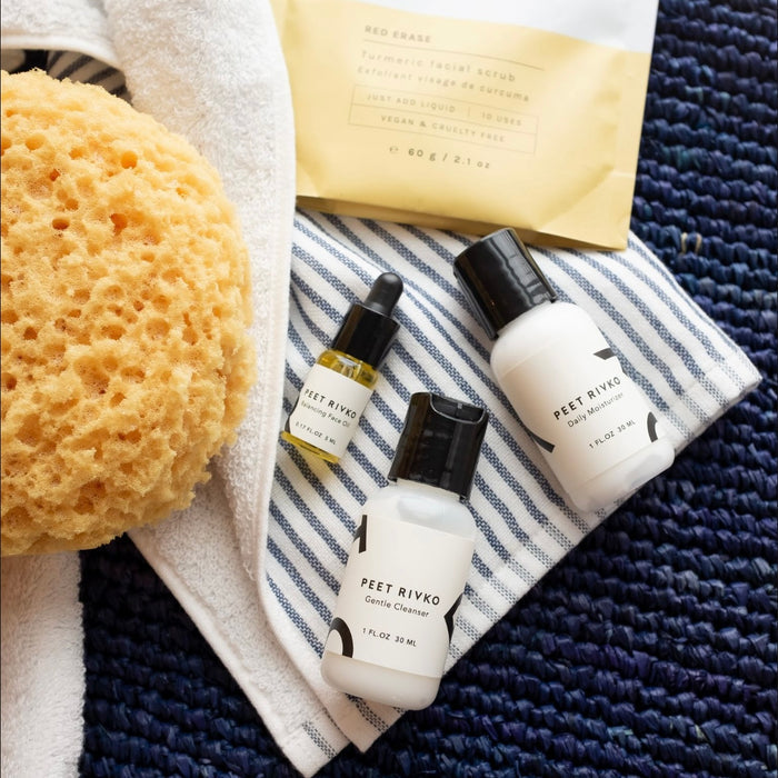 The Skincare Essentials Travel Kit by Peet Rivko