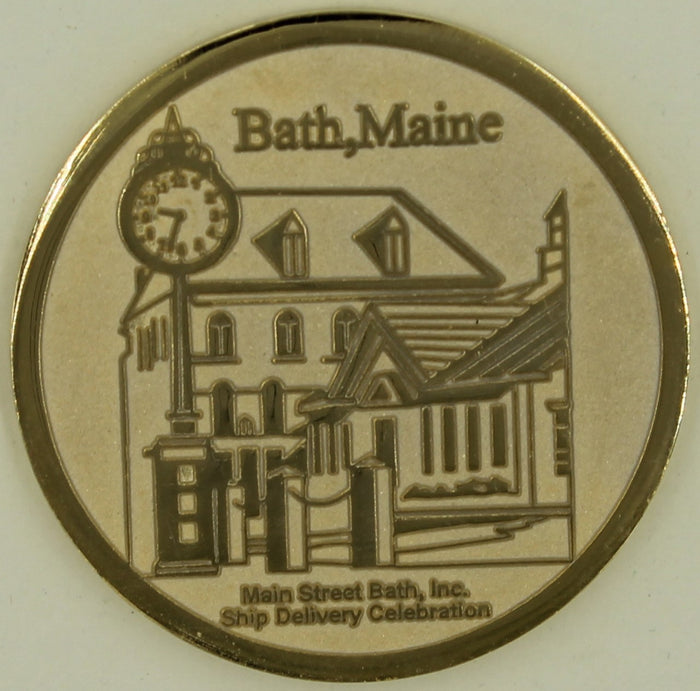 USS Bainbridge DDG-96 Navvy Challenge Coin