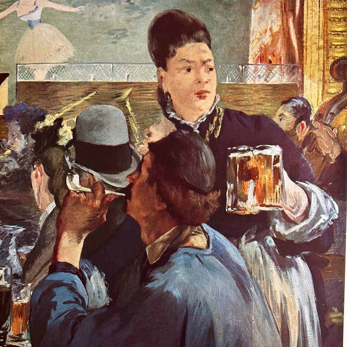 Vintage 1950s Manet "La Serveuse de Bocks" Art Print