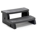 Waterway gray hot tub steps
